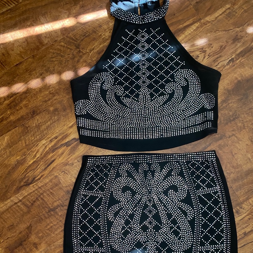 2 piece skirt set